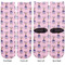 Custom Princess Adult Crew Socks - Double Pair - Front and Back - Apvl