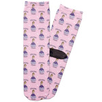 Custom Princess Adult Crew Socks (Personalized)