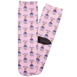 Custom Princess Adult Crew Socks (Personalized)