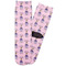 Custom Princess Adult Crew Socks - Single Pair - Front and Back