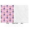 Custom Princess Baby Blanket (Single Side - Printed Front, White Back)