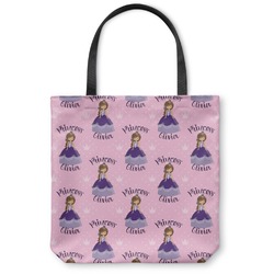 Custom Princess Canvas Tote Bag - Small - 13"x13" (Personalized)