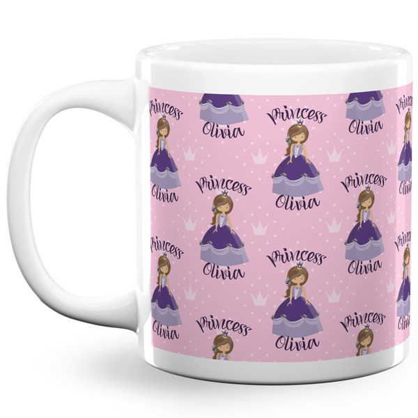 Custom Custom Princess 20 Oz Coffee Mug - White (Personalized)