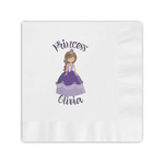 Custom Princess Coined Cocktail Napkins (Personalized)