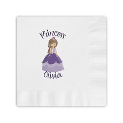 Custom Princess Coined Cocktail Napkins (Personalized)