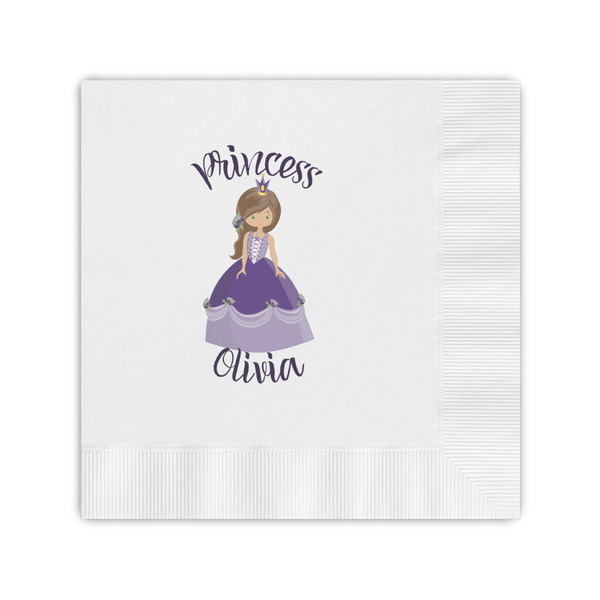 Custom Custom Princess Coined Cocktail Napkins (Personalized)