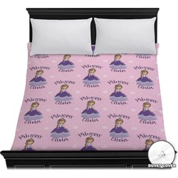 Custom Princess Duvet Cover - Full / Queen (Personalized)