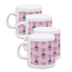 Custom Princess Single Shot Espresso Cups - Set of 4 (Personalized)