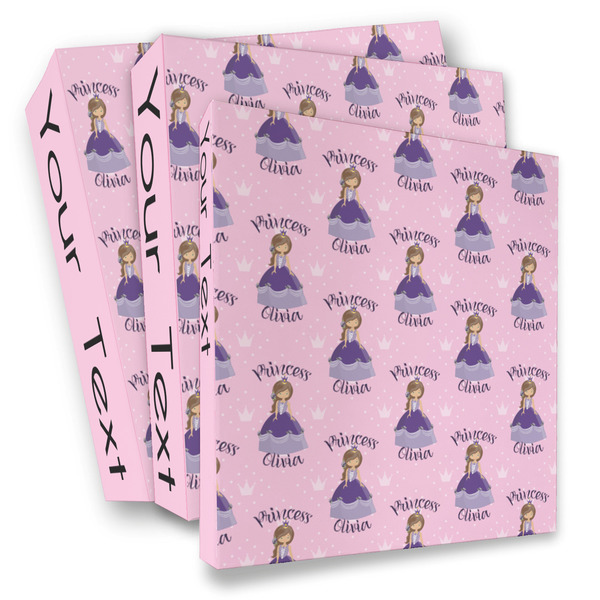 Custom Custom Princess 3 Ring Binder - Full Wrap (Personalized)