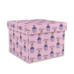 Custom Princess Gift Box with Lid - Canvas Wrapped - Medium (Personalized)