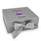 Custom Princess Gift Boxes with Magnetic Lid - Silver - Front