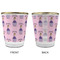 Custom Princess Glass Shot Glass - with gold rim - APPROVAL