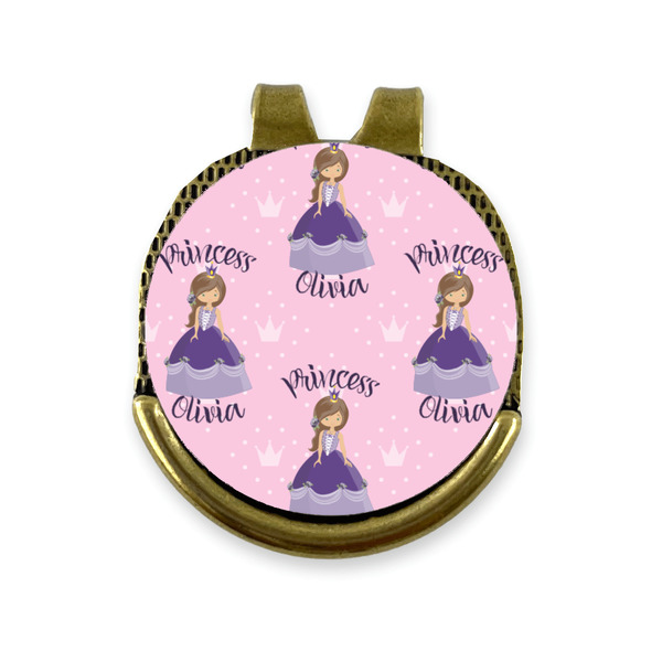 Custom Custom Princess Golf Ball Marker - Hat Clip - Gold