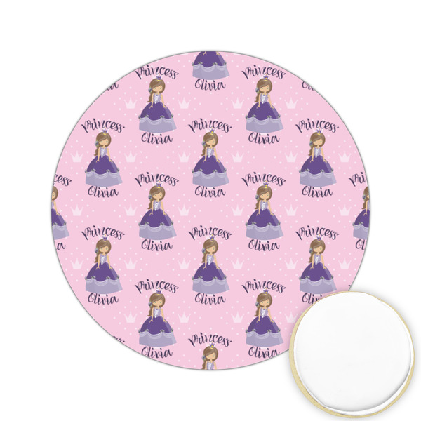 Custom Custom Princess Printed Cookie Topper - 2.15" (Personalized)