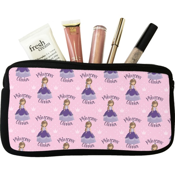 Custom Custom Princess Makeup / Cosmetic Bag (Personalized)