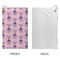 Custom Princess Microfiber Golf Towels - Small - APPROVAL