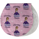 Custom Princess Burp Pad - Velour w/ Name All Over