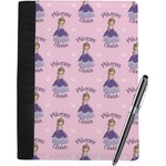 Custom Princess Notebook Padfolio - Large w/ Name All Over