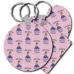 Custom Princess Plastic Keychain (Personalized)