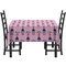 Custom Princess Rectangular Tablecloths - Side View