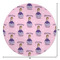 Custom Princess Round Area Rug - Size