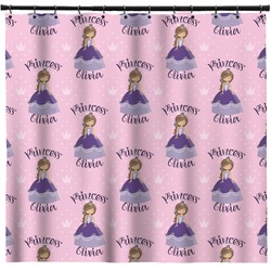 Custom Princess Shower Curtain - 71" x 74" (Personalized)