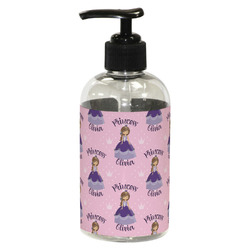 Custom Princess Plastic Soap / Lotion Dispenser (8 oz - Small - Black) (Personalized)