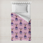 Custom Princess Toddler Duvet Cover w/ Name All Over