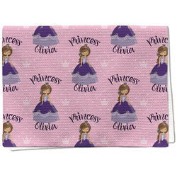 Custom Princess Kitchen Towel - Waffle Weave (Personalized)