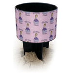 Custom Princess Black Beach Spiker Drink Holder (Personalized)