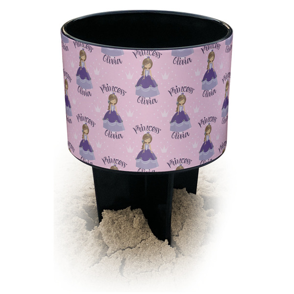 Custom Custom Princess Black Beach Spiker Drink Holder (Personalized)