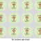 Easter Cross 1" Multipurpose Round Labels - Sheet