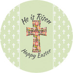 Easter Cross Multipurpose Round Labels - 1"