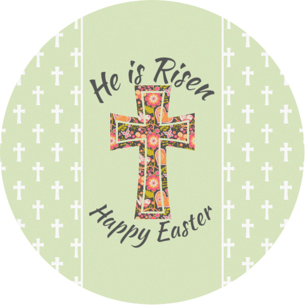 Custom Easter Cross Multipurpose Round Labels - 1"