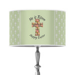 Easter Cross 12" Drum Lamp Shade - Poly-film