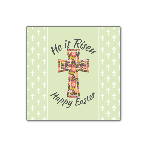 Custom Easter Cross Wood Print - 12x12