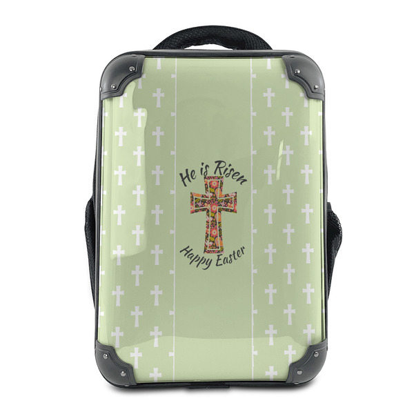 Custom Easter Cross 15" Hard Shell Backpack