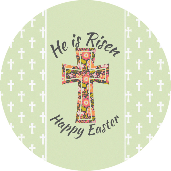 Custom Easter Cross Multipurpose Round Labels - 2"