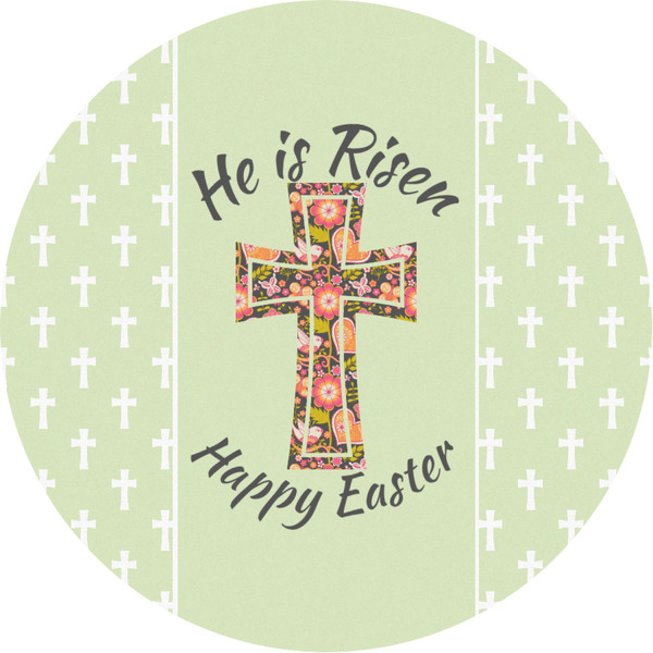 Custom Easter Cross Multipurpose Round Labels - Custom Sized