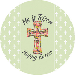 Easter Cross Multipurpose Round Labels - 5"