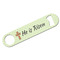 Easter Cross Bar Bottle Opener - White - Front