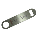 Easter Cross Bar Bottle Opener - Silver