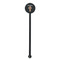 Easter Cross Black Plastic 5.5" Stir Stick - Round - Single Stick