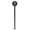 Easter Cross Black Plastic 7" Stir Stick - Round - Single Stick