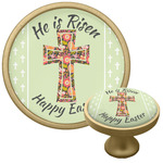 Easter Cross Cabinet Knob - Gold