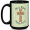 Easter Cross Coffee Mug - 15 oz - Black Full