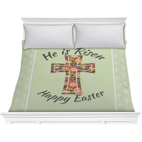 Custom Easter Cross Comforter - King