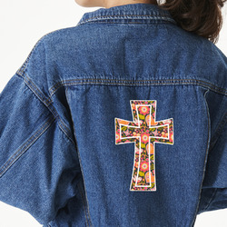 Easter Cross Large Custom Shape Patch - 2XL