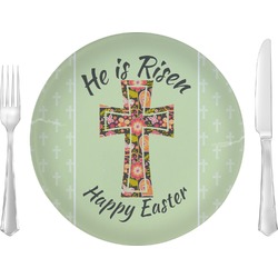 Easter Cross Glass Lunch / Dinner Plate 10"