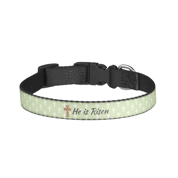 Custom Easter Cross Dog Collar - Small